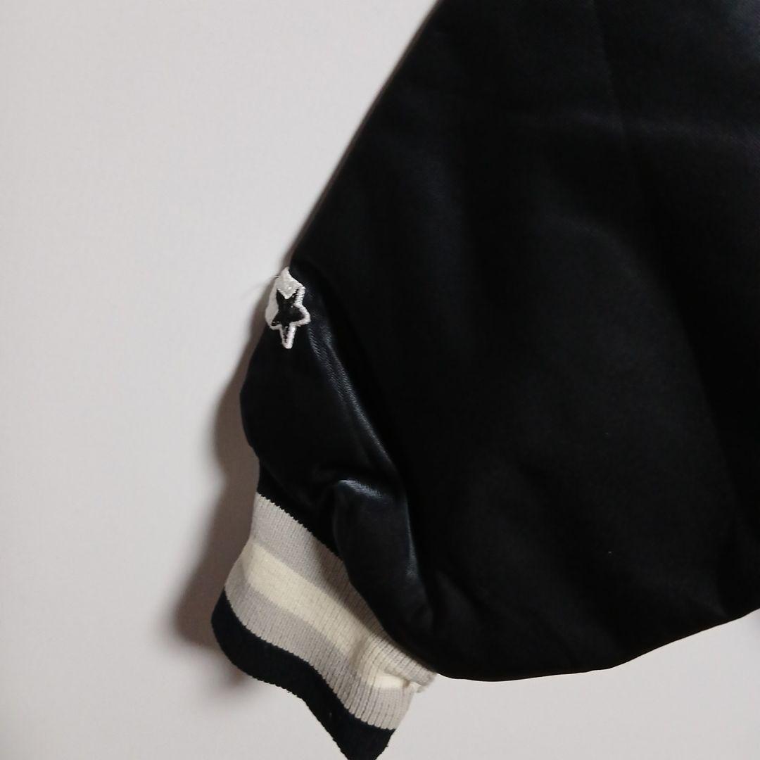 80s USA製 スターター　 スタジャン MLB 黒　ブラック LC391