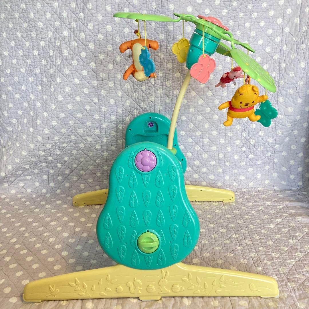 【美品・欠品なし・乾電池付き】6WAYジムにへんしんメリー　くまのプーさん