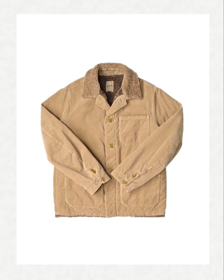 45R コーデュロイ ×ボア カバーオール 未使用、タグ付