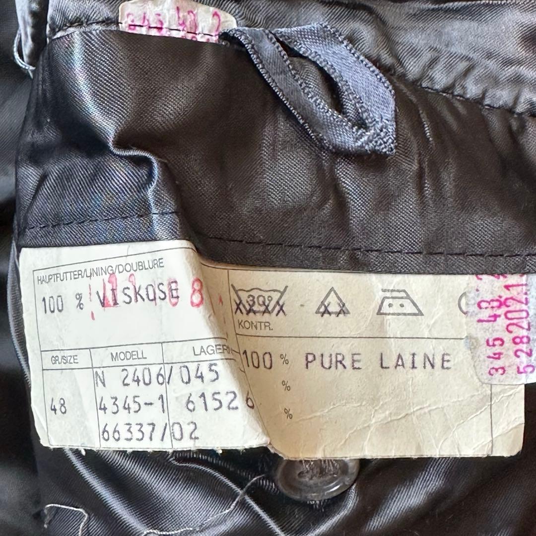 80s~90s ツイードロングコート ウール ヴィンテージ古着