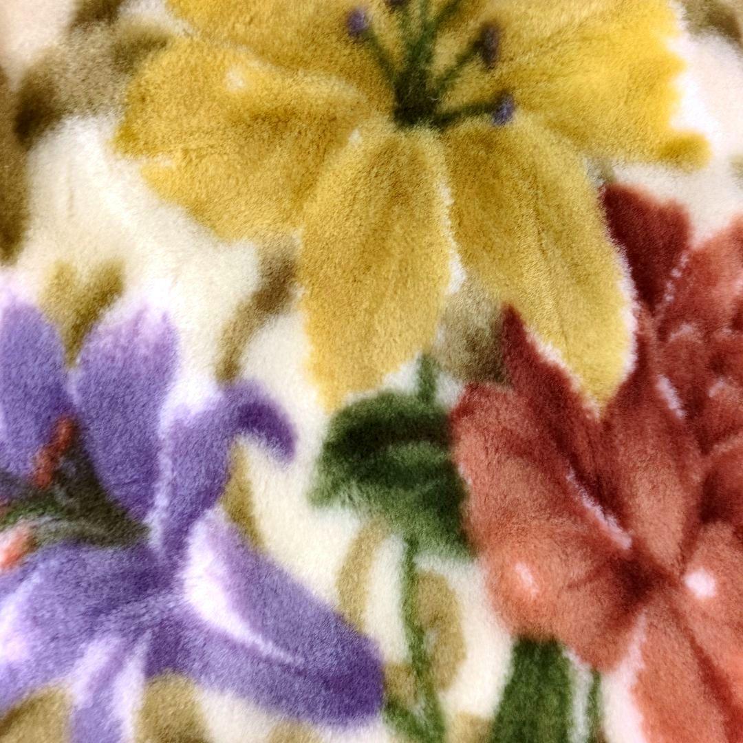 【専用です】毛布2枚　まとめ売り　西川の毛布 花柄 ２枚合わせ毛布