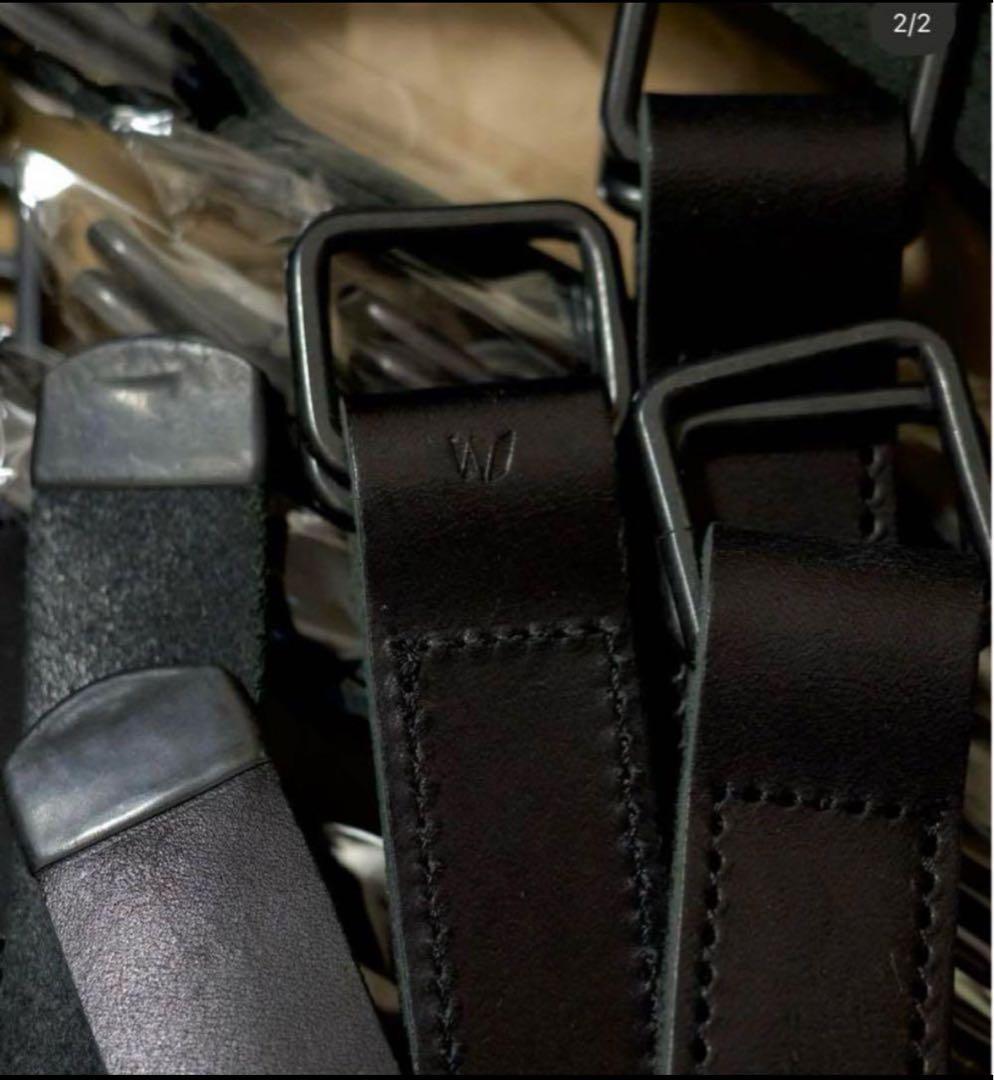 ✴︎W ベルト smooth leather belt OVY KAJA DECi