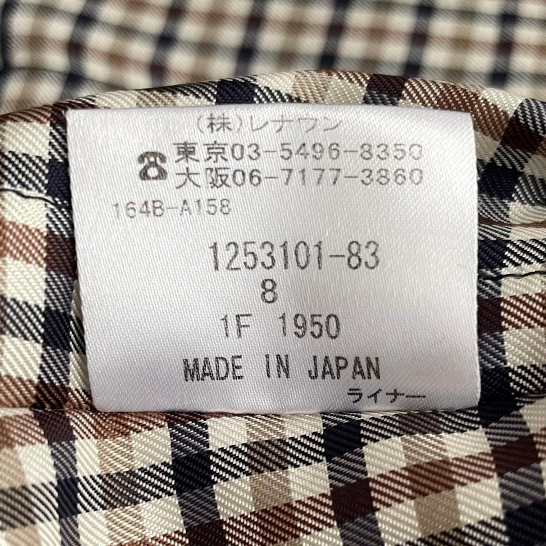 【極美品】Aquascutum トレンチコート L　8 中綿ライナー付　ベルト