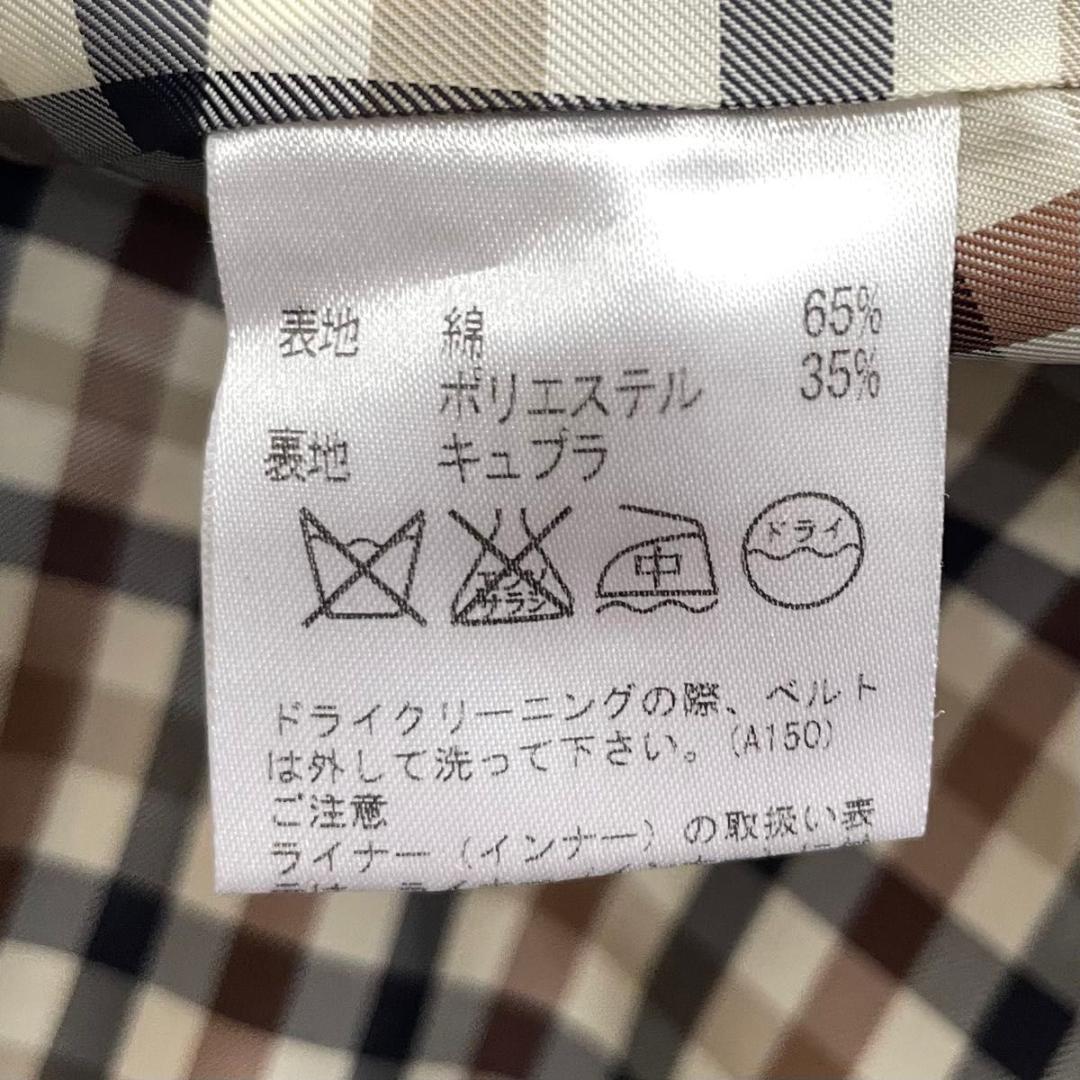 【極美品】Aquascutum トレンチコート L　8 中綿ライナー付　ベルト