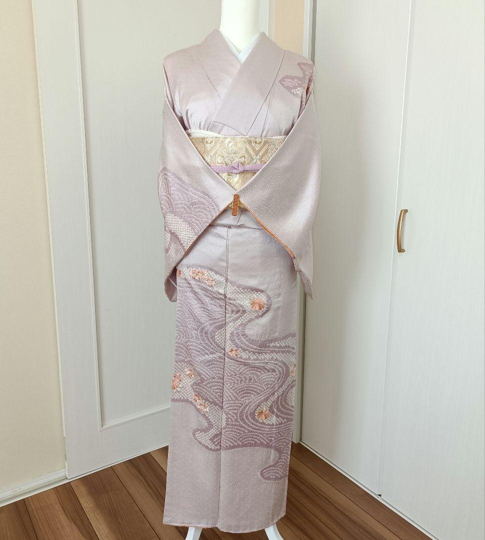 正絹訪問着　フルセット４点　卒業式　入学式　宮参り　七五三