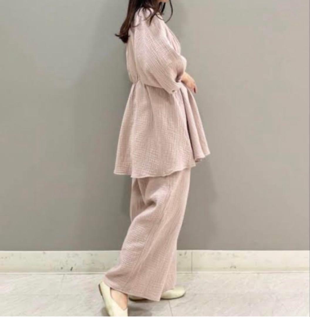 gelato pique ジェラートピケ　マタニティガーゼカシュクールプルオーバ