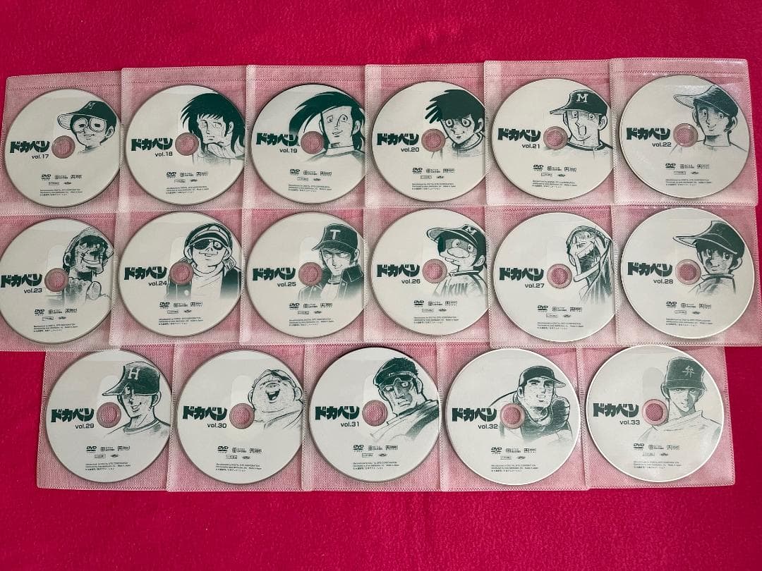 ドカベン★DVD★全33巻163話 完全収録★昭和テレビアニメ★原作★水島新司