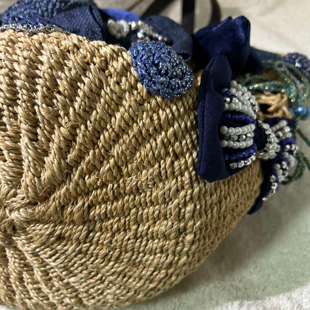 未使　タグ付　mahalmixage マハルミクサージュ　ビジューバック　トート