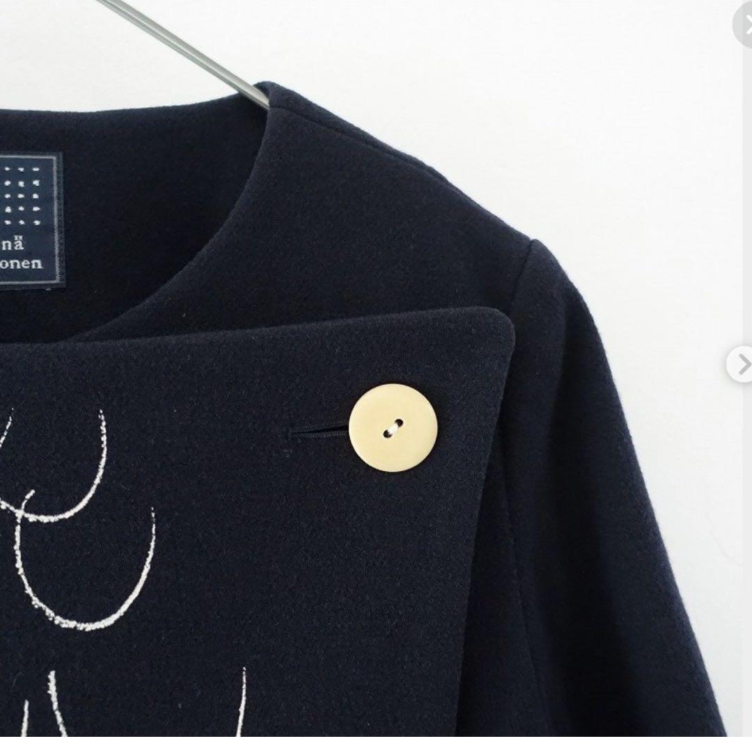 ミナペルホネン plume コート　着画あり