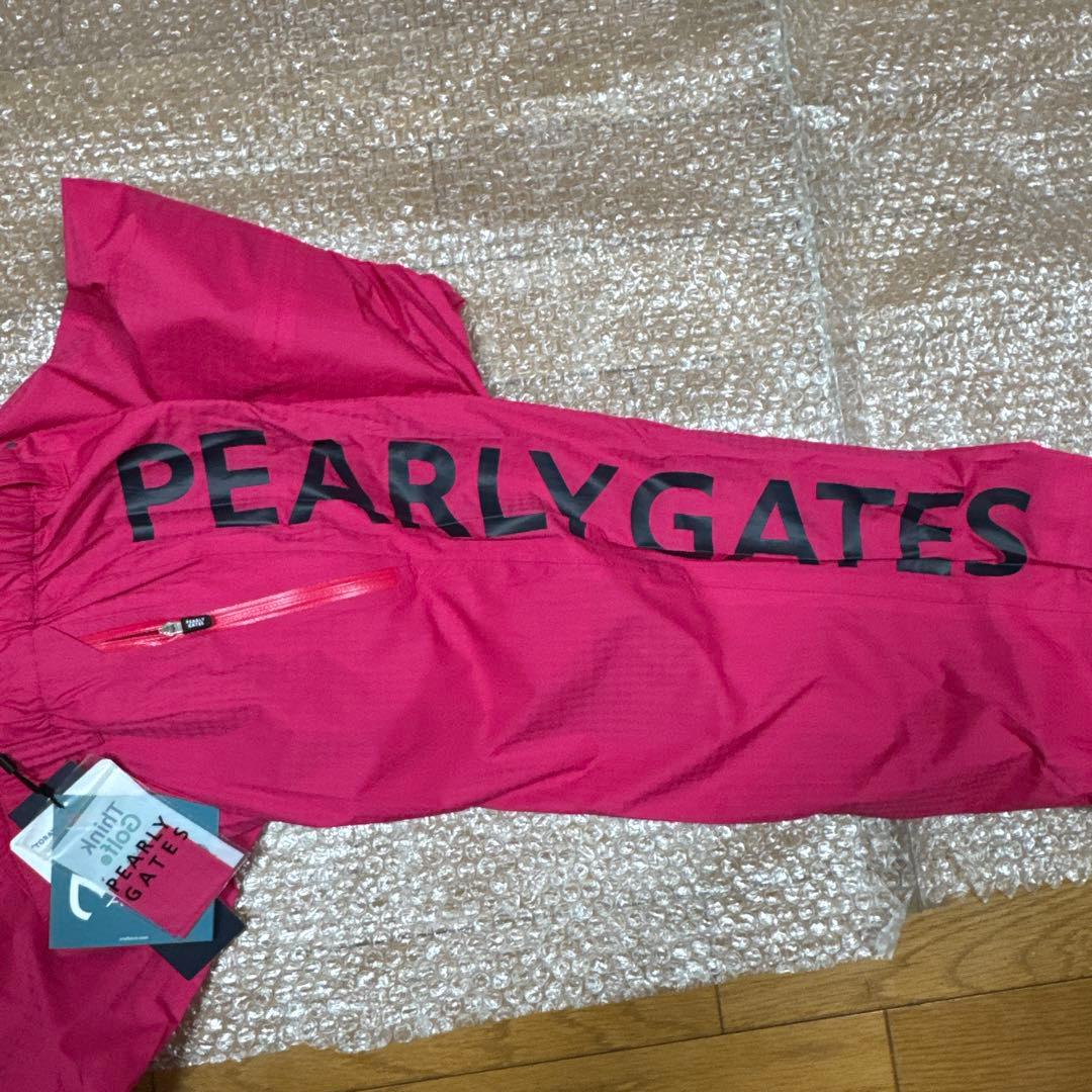 本日迄PEARLY GATES ロゴプリントレインパンツ サイズ2 新品未使用