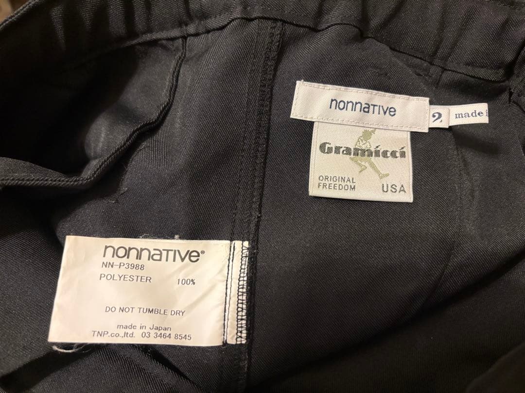 パンツ Nonnative WALKER ANKLE CUT EASY SLACKS