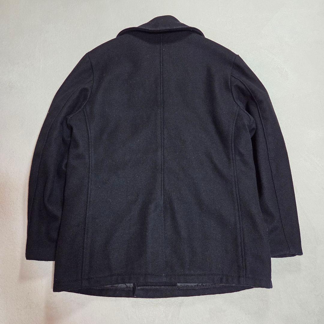 SCHOTT ウールピーコート USA製 ダブル 40 Lサイズ ブラック