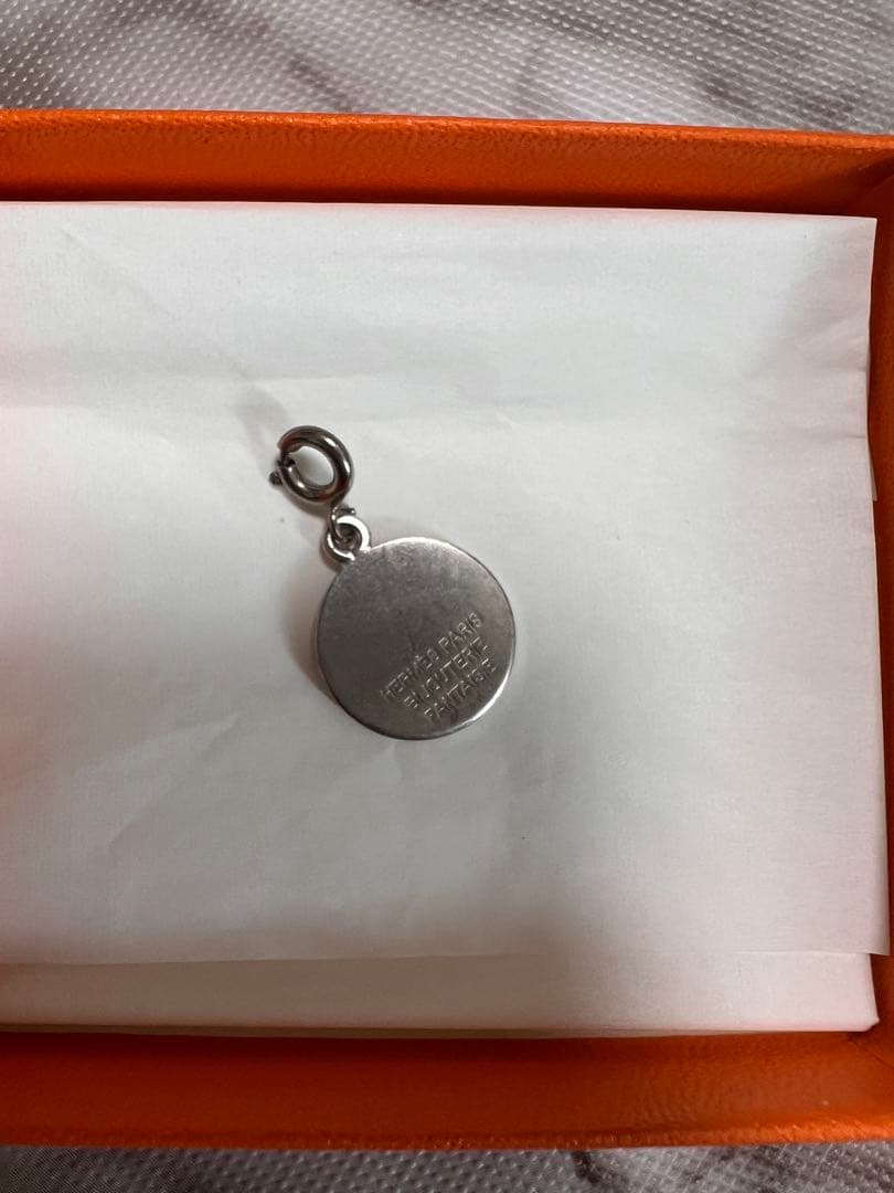 美品 エルメス　セリエ　ペンダントトップ　シルバー HERMES 未使用