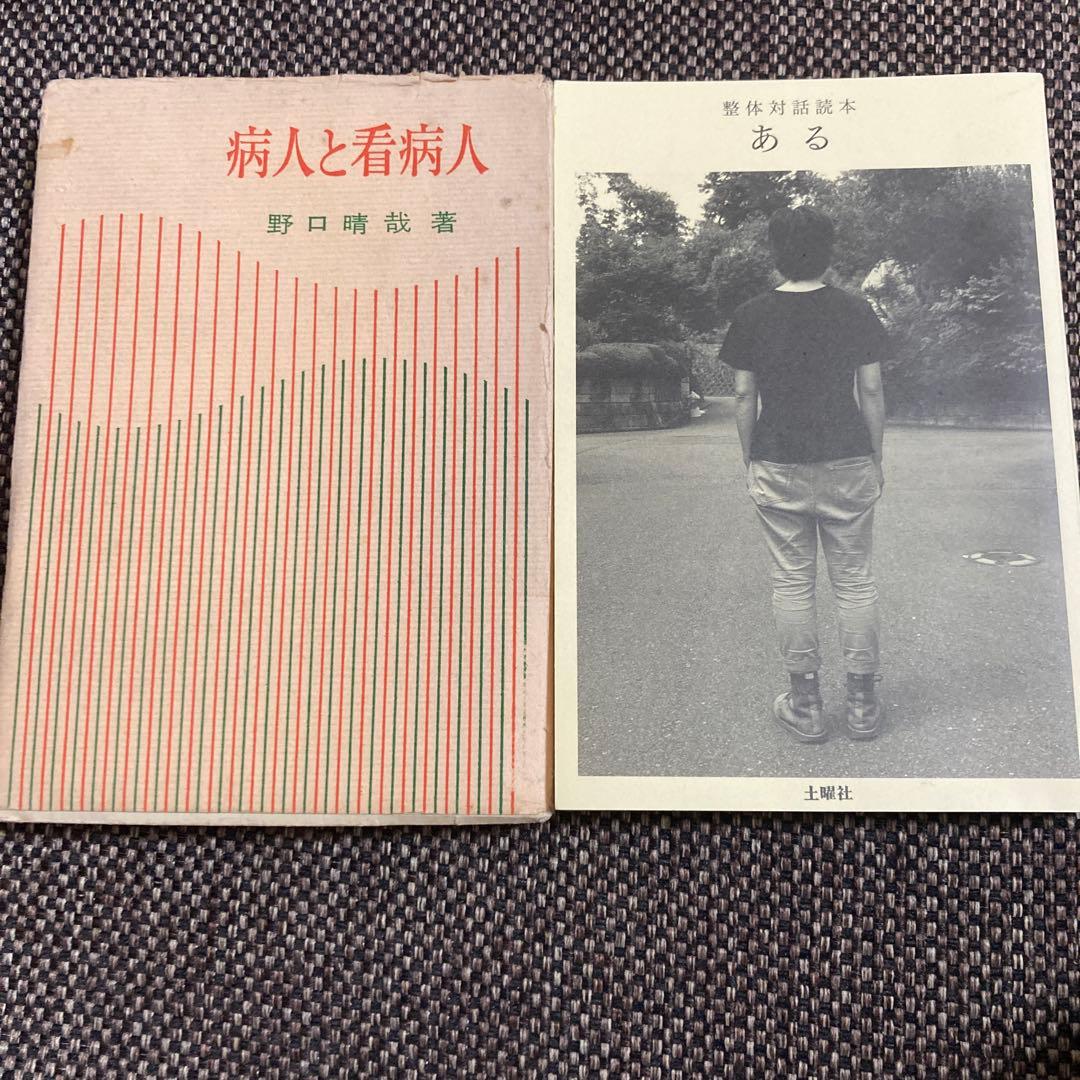 ①野口整体　絶版　病人と看病人 ②整体対話本　ある