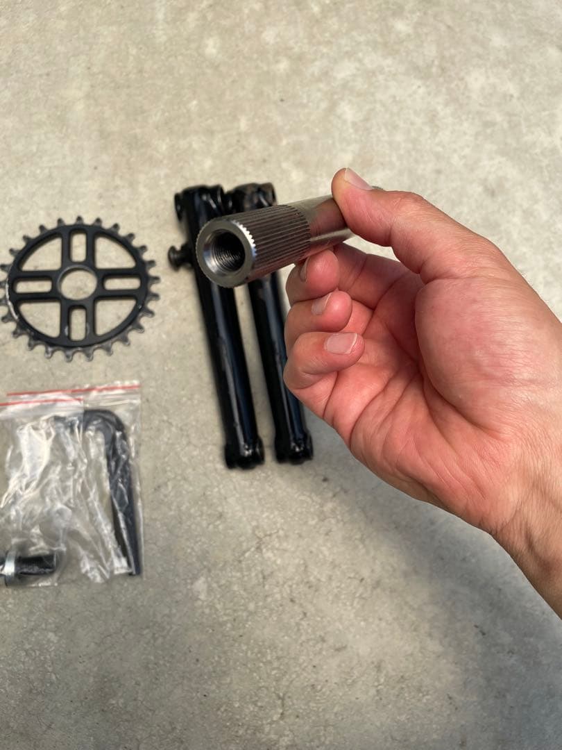 プロファイル チタン　Bmx クランクセット レフトドライブ