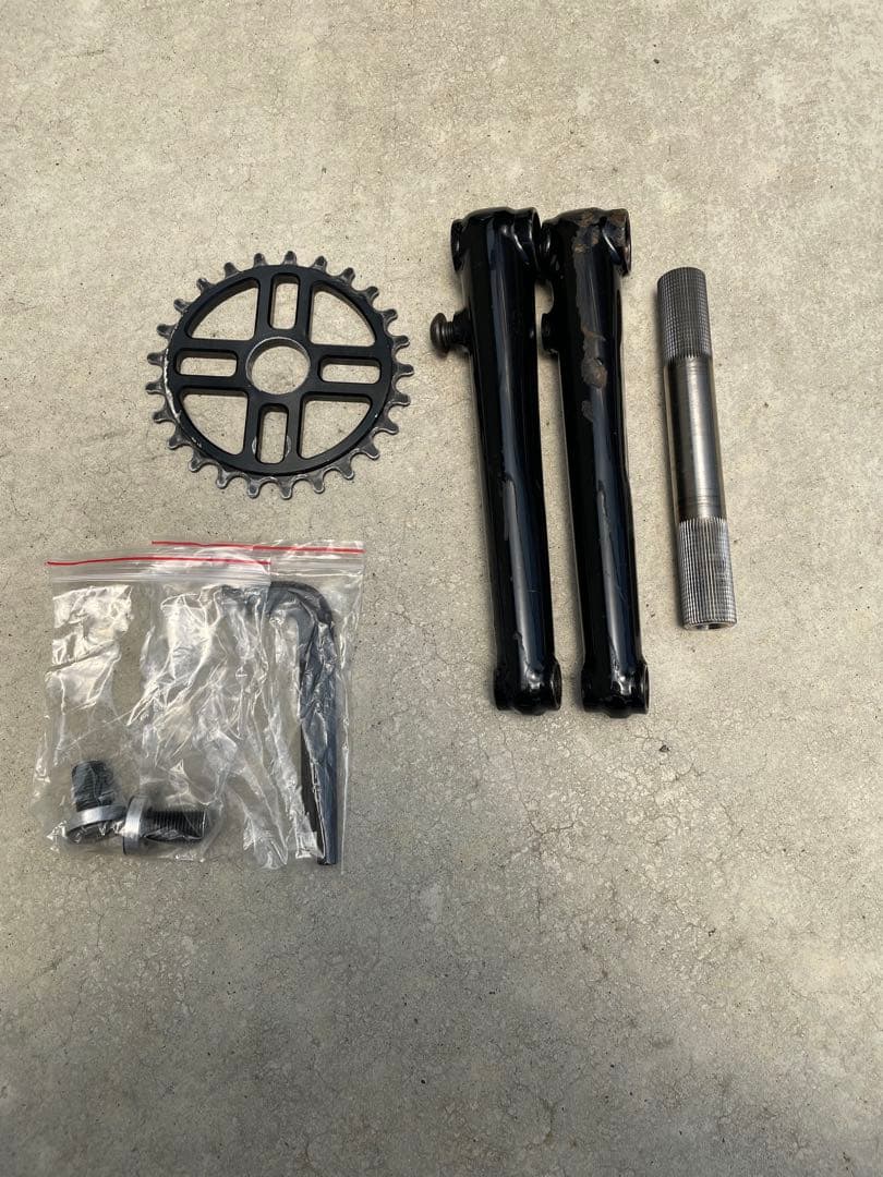 プロファイル チタン　Bmx クランクセット レフトドライブ