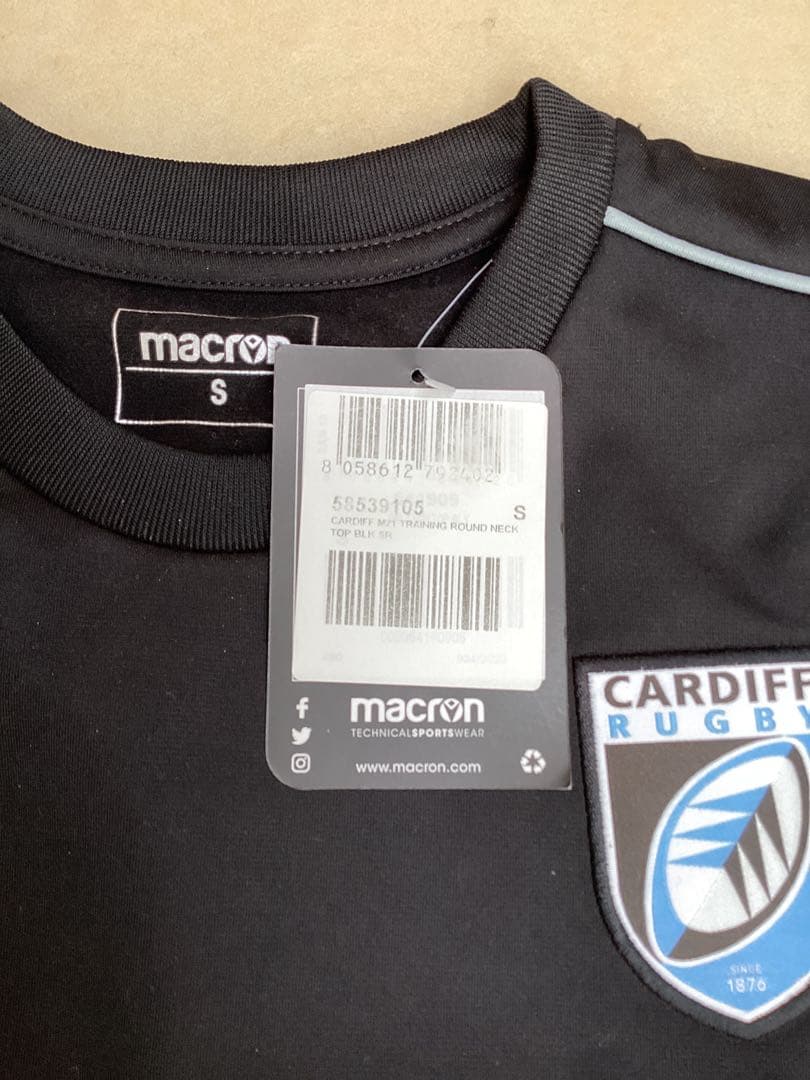 macron CARDIFF マクロン　カーディフラグビー　海外Sサイズ