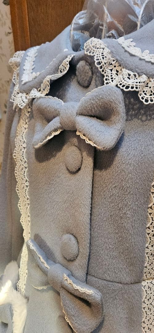 siroaxes femme kawaii ファー付きコート 2024AW