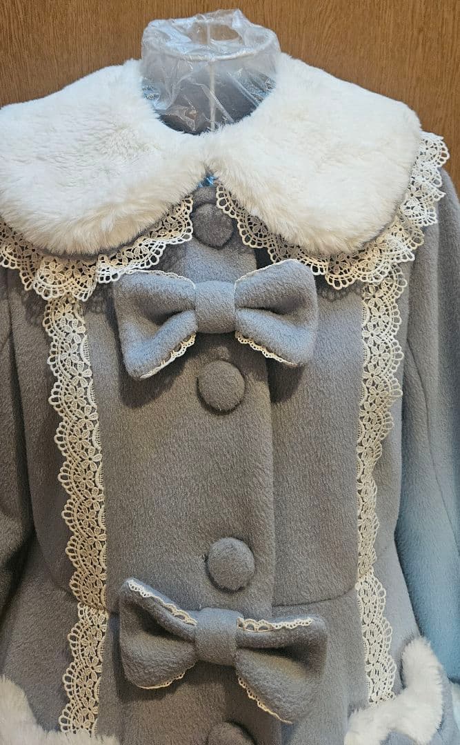 siroaxes femme kawaii ファー付きコート 2024AW