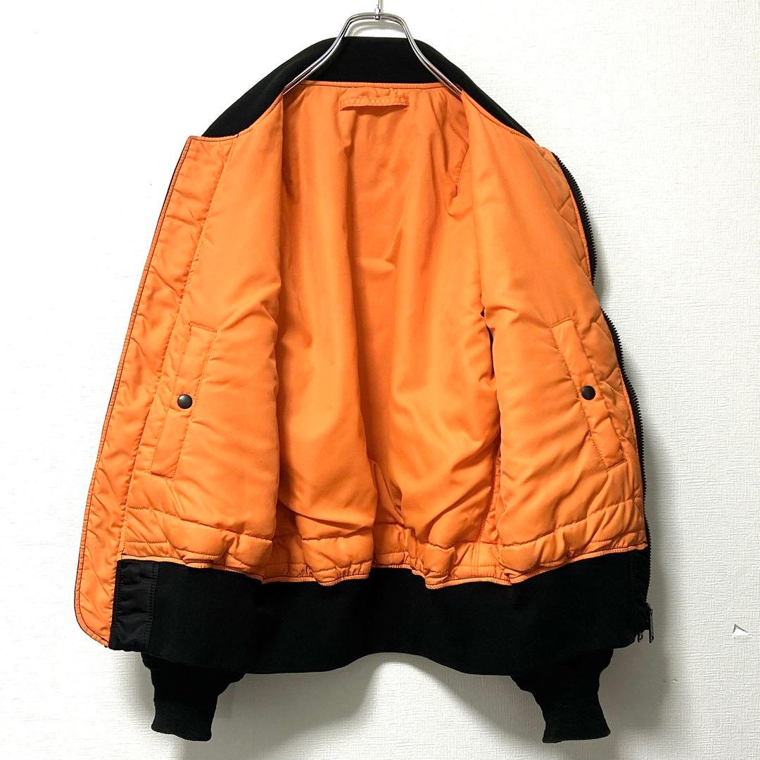 ALPHA　ニコアンド別注MA-1ボンバージャケット　中綿フライトブルゾン