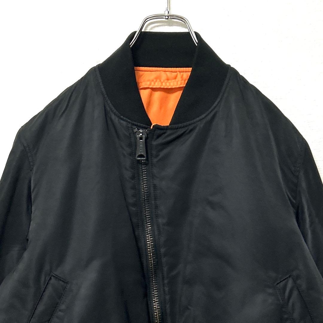 ALPHA　ニコアンド別注MA-1ボンバージャケット　中綿フライトブルゾン