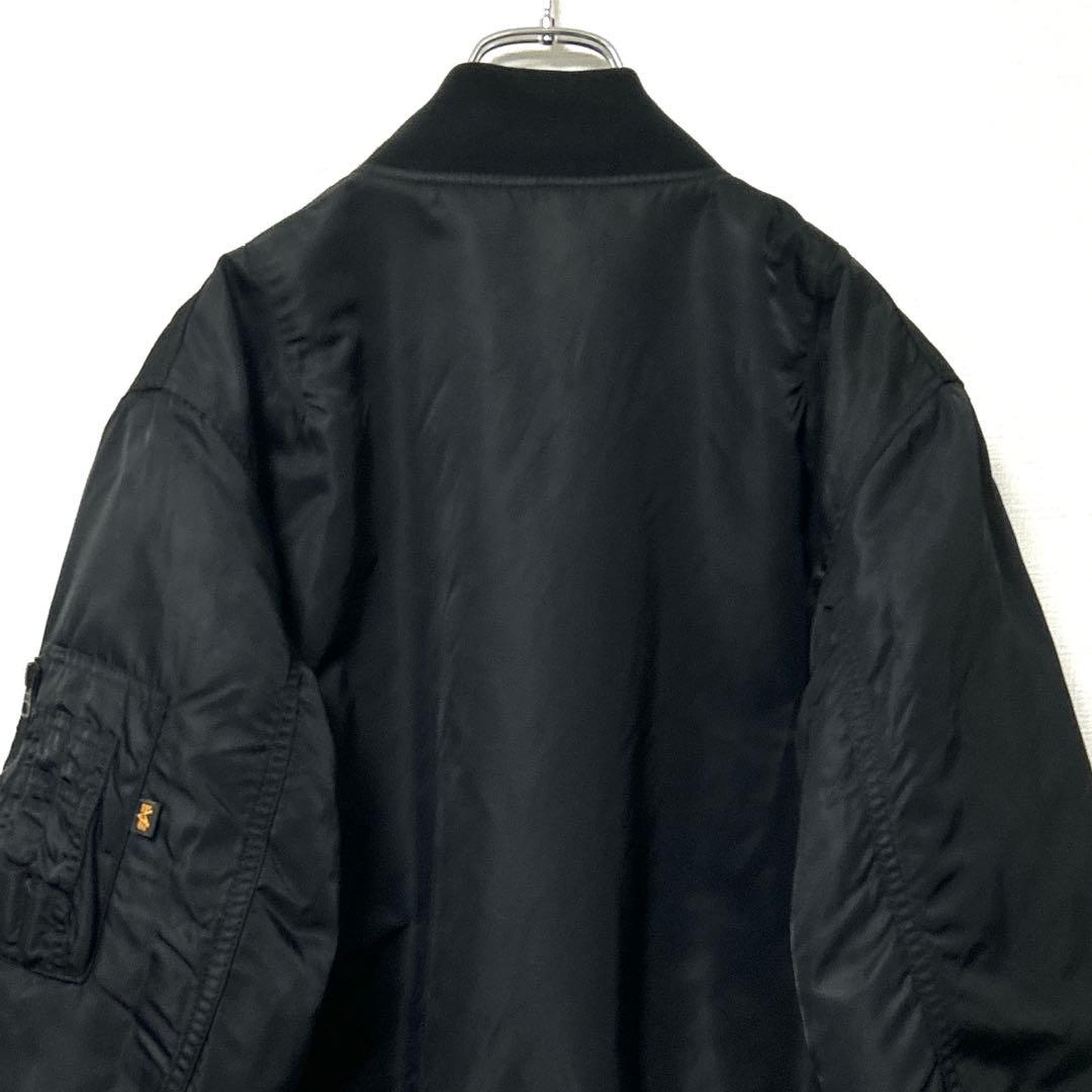 ALPHA　ニコアンド別注MA-1ボンバージャケット　中綿フライトブルゾン