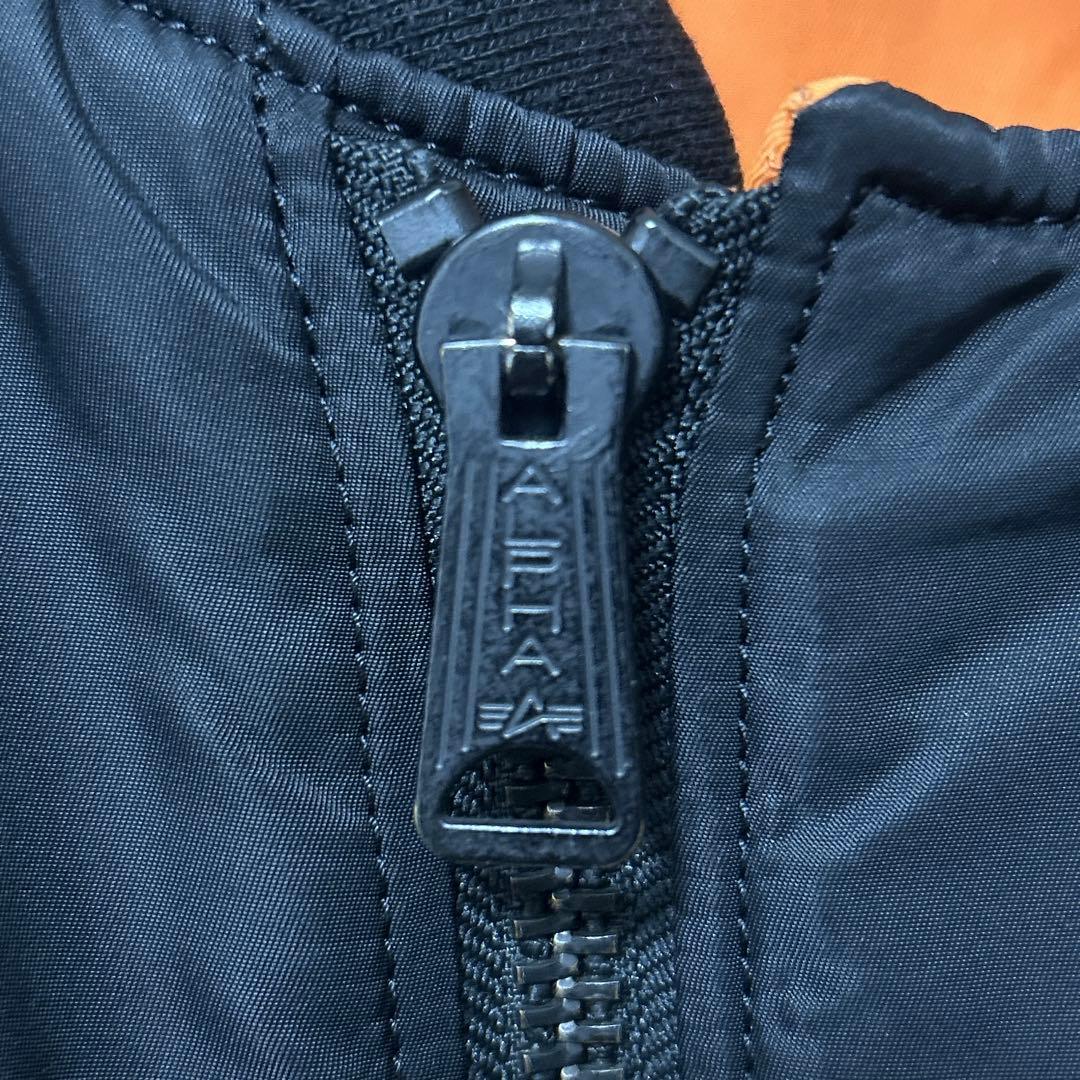 ALPHA　ニコアンド別注MA-1ボンバージャケット　中綿フライトブルゾン