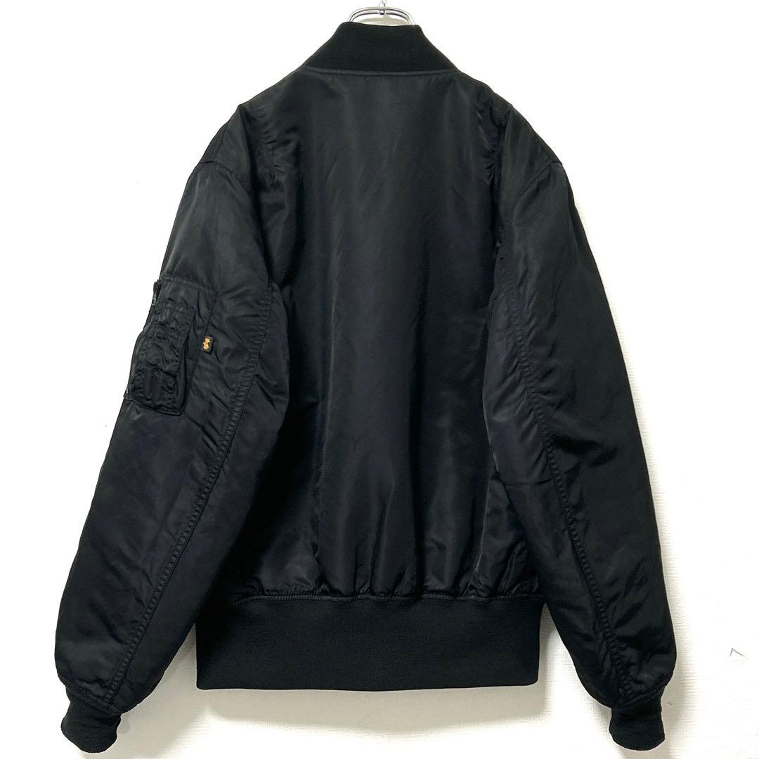 ALPHA　ニコアンド別注MA-1ボンバージャケット　中綿フライトブルゾン