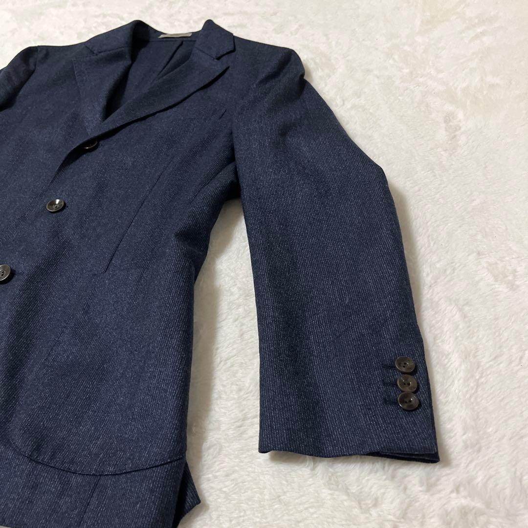 美品　BOGLIOLI DOVER スーツ　44 セットアップ　ネイビー　ウール