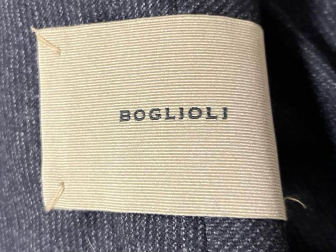 美品　BOGLIOLI DOVER スーツ　44 セットアップ　ネイビー　ウール