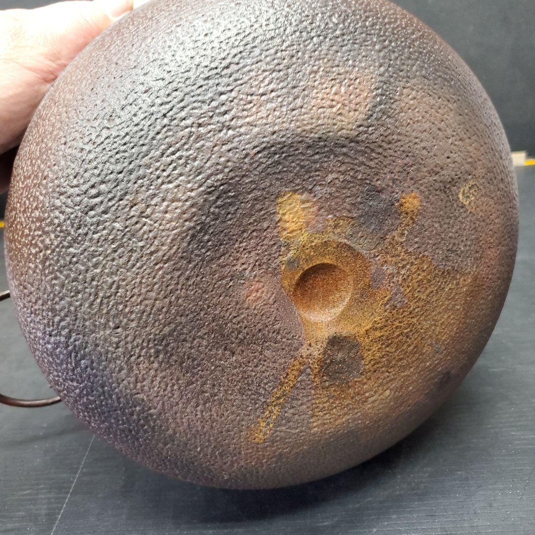 にしえ様　釜2点　 菊地政光 茶釜 丸釜 海老釻付 茶道具