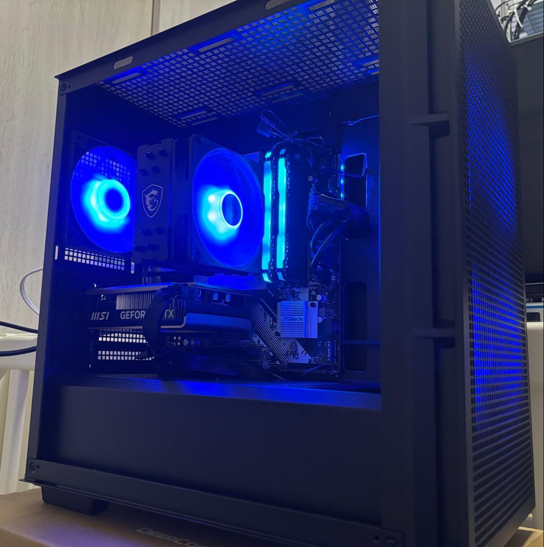 i5-14400F、RTX5060搭載、自作デスクトップPC