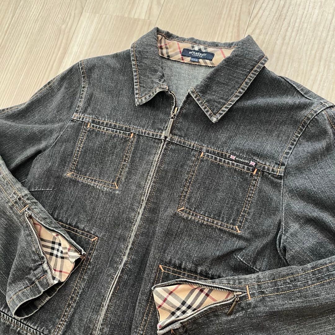 【レア】BURBERRY バーバリーロンドン デニムジャケット ノバチェック