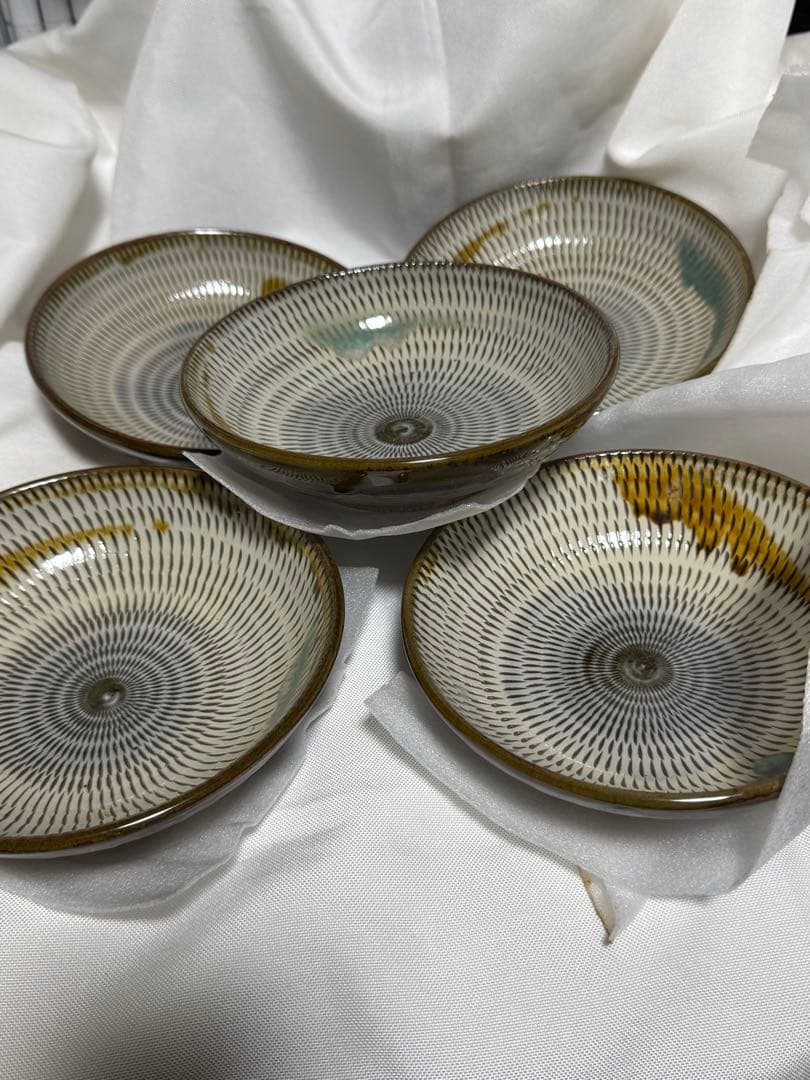 民芸小石原焼　小石原焼き　5枚