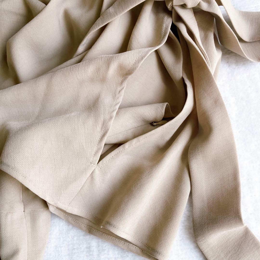 美品✨anuans アニュアンス【M】ワンショルフリルオールインワン 肩リボン