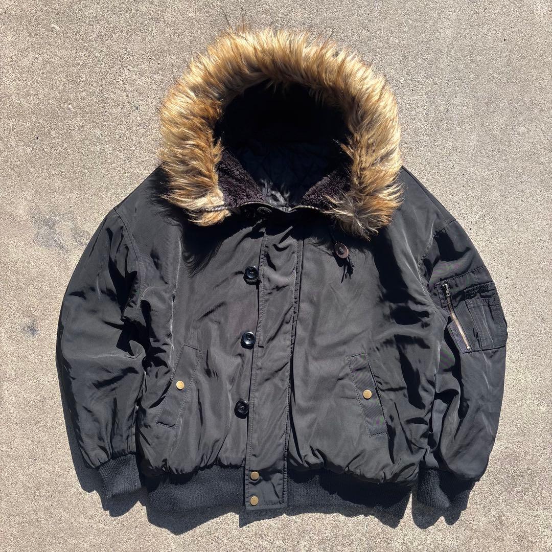 N2B単丈 フライトジャケット ミリタリー アメカジ肉厚 古着フライトジャケット