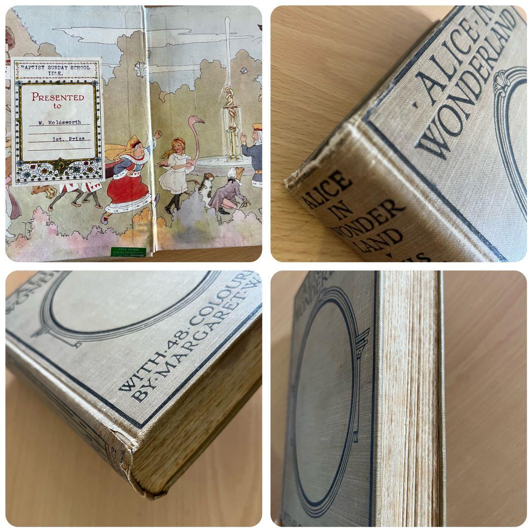 No72 アンティーク 洋書 古書 不思議の国のアリス マーガレット•タラント