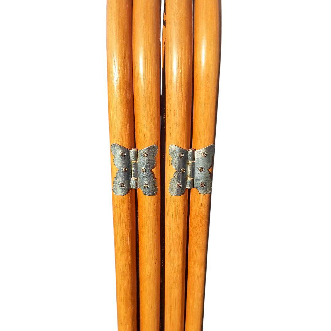 KOIZUMI ラタン衝立 4連 高さ150cm 廃盤 希少 小泉産業製