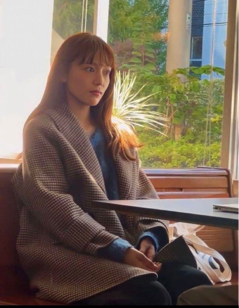 Mila Owen Aラインコート　川口春奈（青羽紬）着用