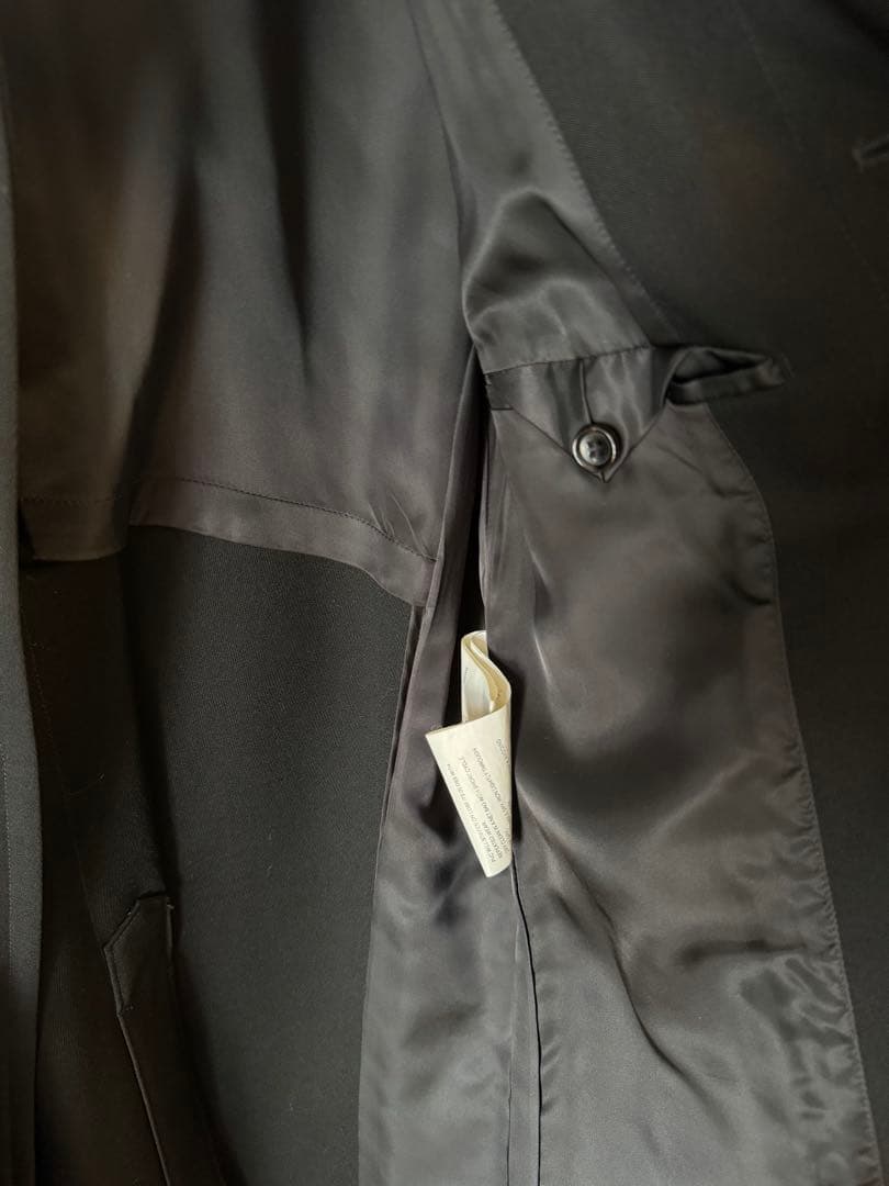 コムデギャルソンノワールビニール襟コート