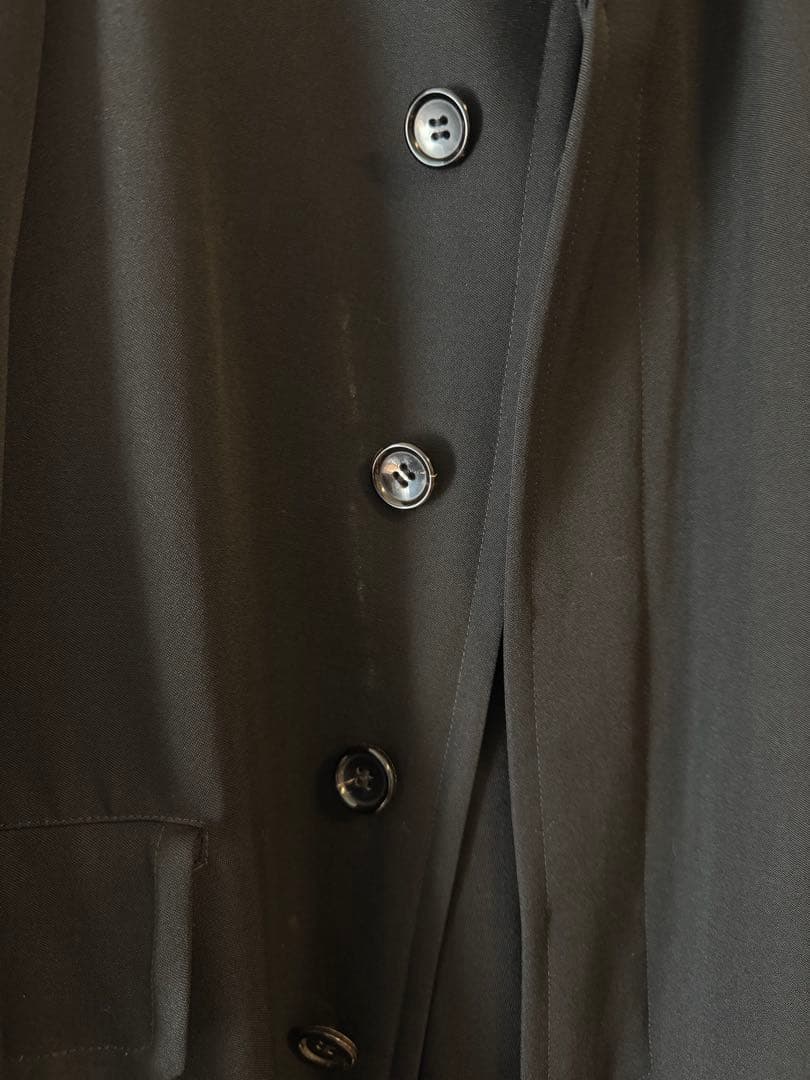 コムデギャルソンノワールビニール襟コート