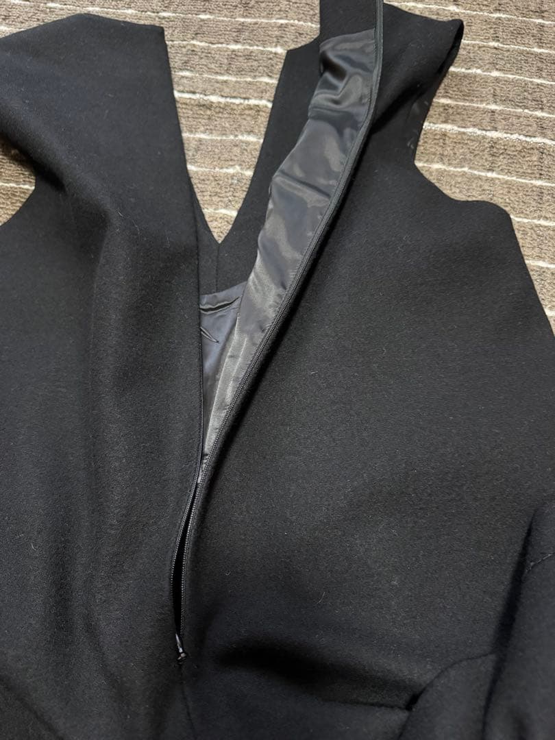 23区 ウールミックス ジャンパードレス ブラック38