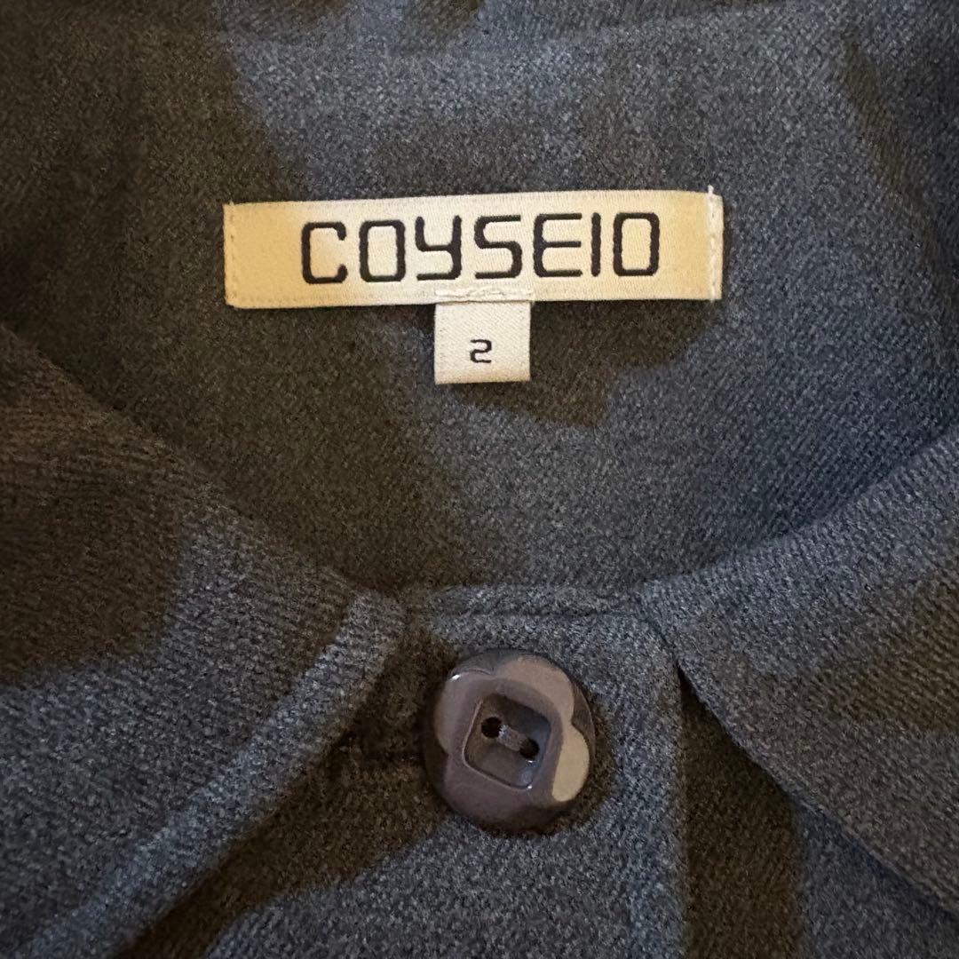 ジャケット・アウター coyseio RIBBON JACKET GREY