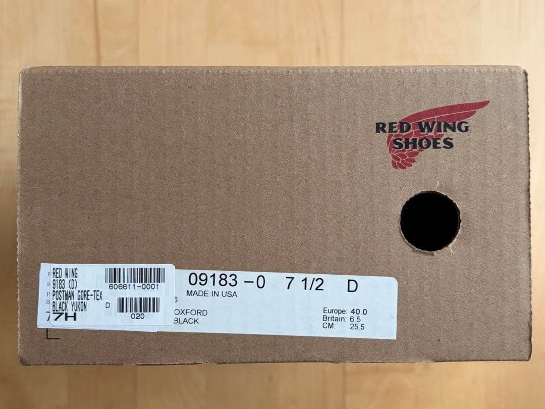 REDWING ポストマン／ゴアテックス NO.9183＋純正レザークリーム