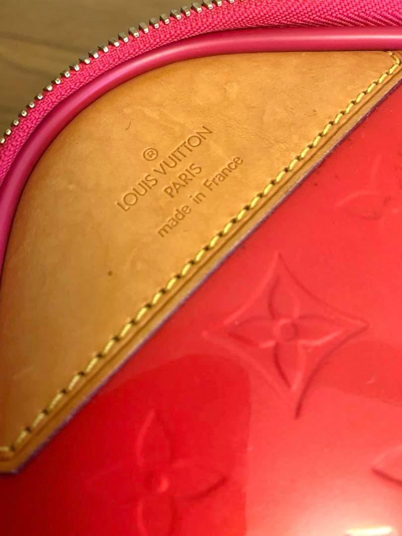 ルイ・ヴィトン　キャリーバッグ　ペガス45 ヴェルニ　ローズ・ポップピンク