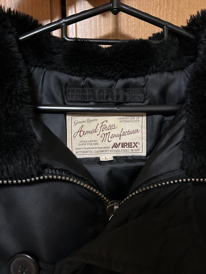 AVIREX ブラック N2Bジャケット Lサイズ