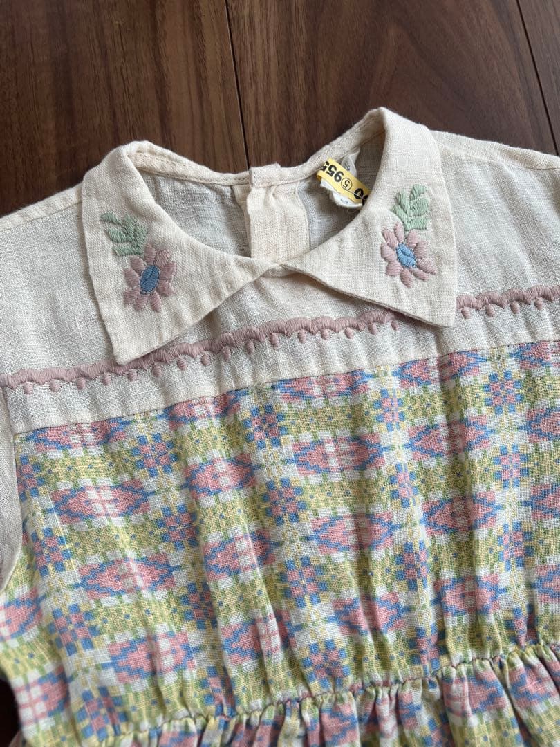 ワンピース Apolina 24Ss Nellie dress solva 5-7y