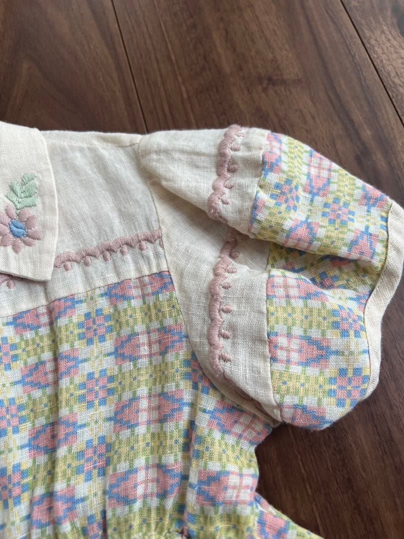 ワンピース Apolina 24Ss Nellie dress solva 5-7y