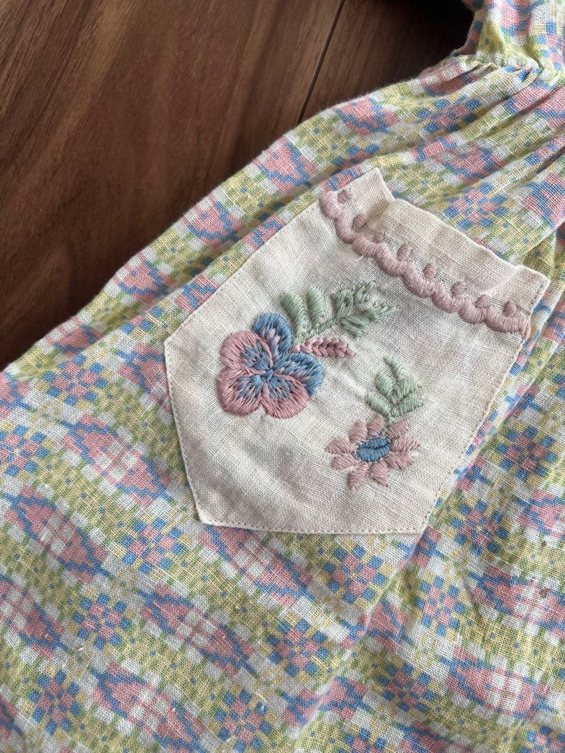 ワンピース Apolina 24Ss Nellie dress solva 5-7y