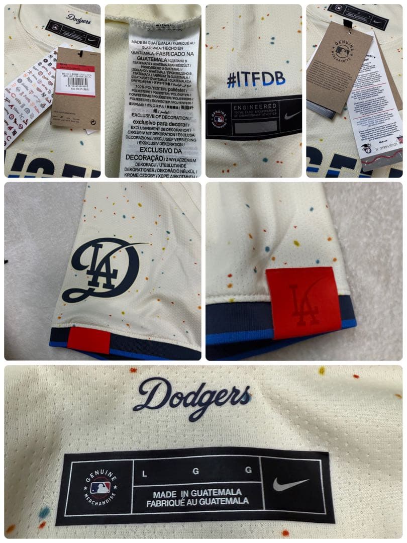 未使用タグ付　ドジャース　1631 シティコネクト ユニフォーム　佐々木郎希